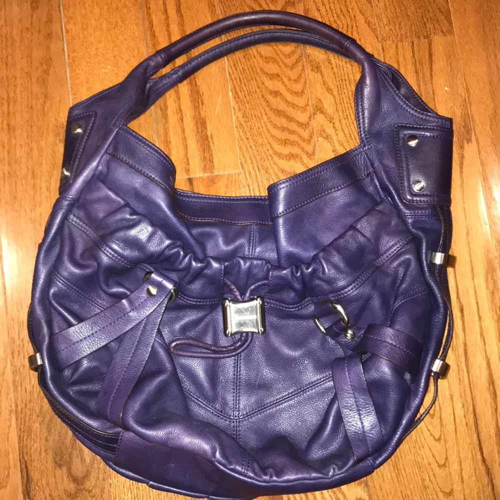 Bold Purple B Makowsky Purse